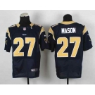 nike nfl jerseys st. louis rams #27 mason blue[Elite]