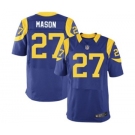 nike nfl jerseys st. louis rams #27 mason lt.blue[Elite]