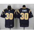 nike nfl jerseys st. louis rams #30 stack blue[Elite]