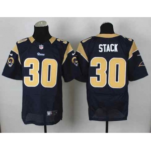 nike nfl jerseys st. louis rams #30 stack blue[Elite]