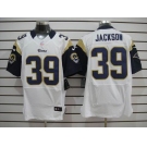 nike nfl jerseys st. louis rams #39 jackson white[Elite]