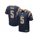 nike nfl jerseys st. louis rams #5 foles dk.blue[Elite]