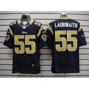 nike nfl jerseys st. louis rams #55 laurinaitis dk.blue[Elite]