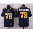 nike nfl jerseys st. louis rams #79 havenstein blue[Elite][havenstein]