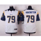 nike nfl jerseys st. louis rams #79 havenstein white[Elite][havenstein]