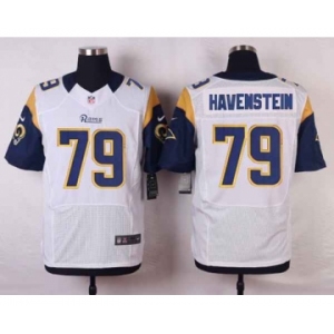 nike nfl jerseys st. louis rams #79 havenstein white[Elite][havenstein]