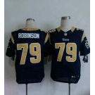 nike nfl jerseys st. louis rams #79 robinson blue[Elite]