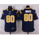 nike nfl jerseys st. louis rams #80 bruce blue[Elite]