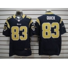 nike nfl jerseys st. louis rams #83 quick dk.blue[Elite]