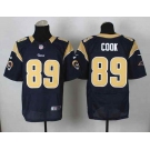 nike nfl jerseys st. louis rams #89 cook blue[Elite]