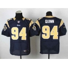 nike nfl jerseys st. louis rams #94 quinn dk.blue[Elite]