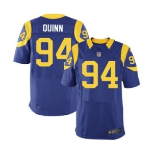 nike nfl jerseys st. louis rams #94 quinn lt.blue[Elite]