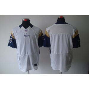 nike nfl jerseys st. louis rams blank white[Elite]