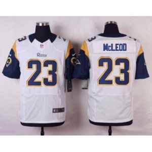 nike nfl jerseys st.louis rams #23 mcleod white[Elite]
