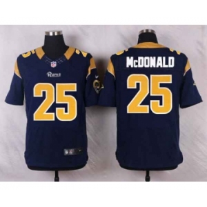 nike nfl jerseys st.louis rams #25 mcdonald blue[Elite]