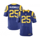 nike nfl jerseys st.louis rams #25 mcdonald lt.blue[Elite]