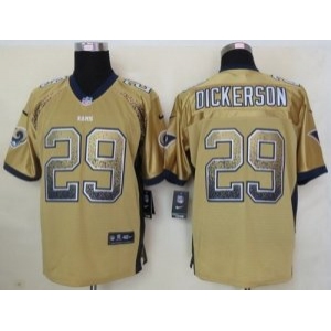 nike nfl jerseys st.louis rams #29 eric dickerson gold[Elite drift fashion]