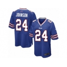 Men Nike Buffalo Bills #24 Leonard Johnson Game Royal Blue Team Color NFL Jersey