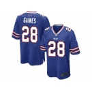 Men Nike Buffalo Bills #28 E.J. Gaines Game Royal Blue Team Color NFL Jersey