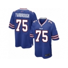 Men Nike Buffalo Bills #75 Eddie Yarbrough Game Royal Blue Team Color NFL Jersey