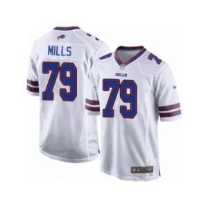 Men Nike Buffalo Bills #79 Jordan Mills Game White NFL Jersey