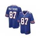 Men Nike Buffalo Bills #87 Jordan Matthews Game Royal Blue Team Color NFL Jersey