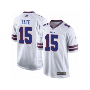 Men's Nike Buffalo Bills #15 Brandon Tate Game White NFL Jersey