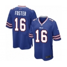 Men's Nike Buffalo Bills #16 Robert Foster Game Royal Blue Team Color NFL Jersey