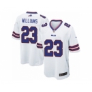 Men's Nike Buffalo Bills #23 Aaron Williams Game White NFL Jersey