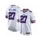 Men's Nike Buffalo Bills #27 Duke Williams Game White NFL Jersey