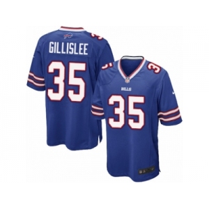 Men's Nike Buffalo Bills #35 Mike Gillislee Game Royal Blue Team Color NFL Jersey