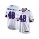 Men's Nike Buffalo Bills #48 Glenn Gronkowski Game White NFL Jersey