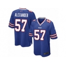 Men's Nike Buffalo Bills #57 Lorenzo Alexander Game Royal Blue Team Color NFL Jersey