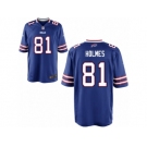 Men's Nike Buffalo Bills #81 Andre Holmes Game Royal Blue Team Color NFL Jersey