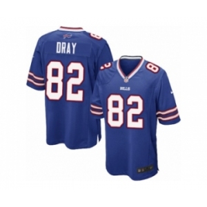 Men's Nike Buffalo Bills #82 Jim Dray Game Royal Blue Team Color NFL Jersey