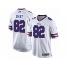 Men's Nike Buffalo Bills #82 Jim Dray Game White NFL Jersey