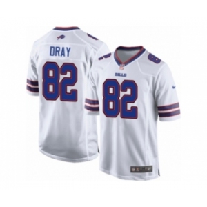 Men's Nike Buffalo Bills #82 Jim Dray Game White NFL Jersey