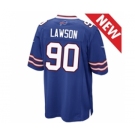 Men's Nike Buffalo Bills #90 Shaq Lawson Game Royal Blue Team Color NFL Jersey