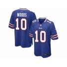 nike nfl jerseys buffalo bills #10 robert woods blue [game]