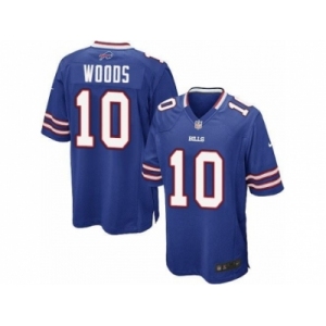 nike nfl jerseys buffalo bills #10 robert woods blue [game]