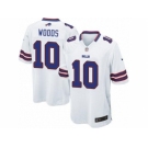 nike nfl jerseys buffalo bills #10 robert woods white [game]