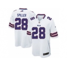 nike nfl jerseys buffalo bills #28 spiller white[game]