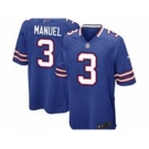 nike nfl jerseys buffalo bills #3 manuel blue[game]