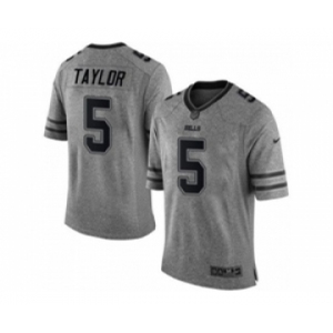 nike nfl jerseys buffalo bills #5 taylor gray[game]