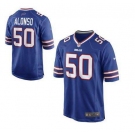 nike nfl jerseys buffalo bills #50 alonso blue[game][alonso]