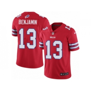 Men Nike Buffalo Bills #13 Kelvin Benjamin Elite Red Rush Vapor Untouchable NFL Jersey