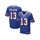 Men Nike Buffalo Bills #13 Kelvin Benjamin Elite Royal Blue Team Color NFL Jersey