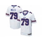 Men Nike Buffalo Bills #79 Jordan Mills Elite White NFL Jersey