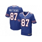 Men Nike Buffalo Bills #87 Jordan Matthews Elite Royal Blue Team Color NFL Jersey