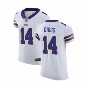 Men's Buffalo Bills #14 Stefon Diggs White Vapor Untouchable Elite Player Football Jersey